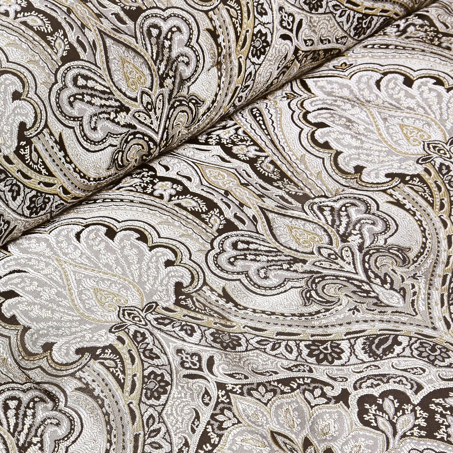 Luxe Set-Satin Elegant Room in a Bag Set - 24 Pcs. with Matching Curtains, Decorative Pillows