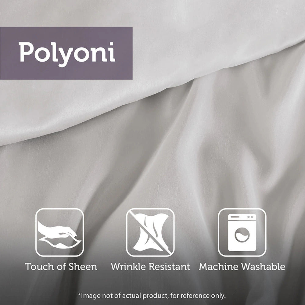 Luxe Faux Silk Tufted Diamond Room in a Bag Set - 24 Pcs. with Matching Curtains, Decorative Pillows