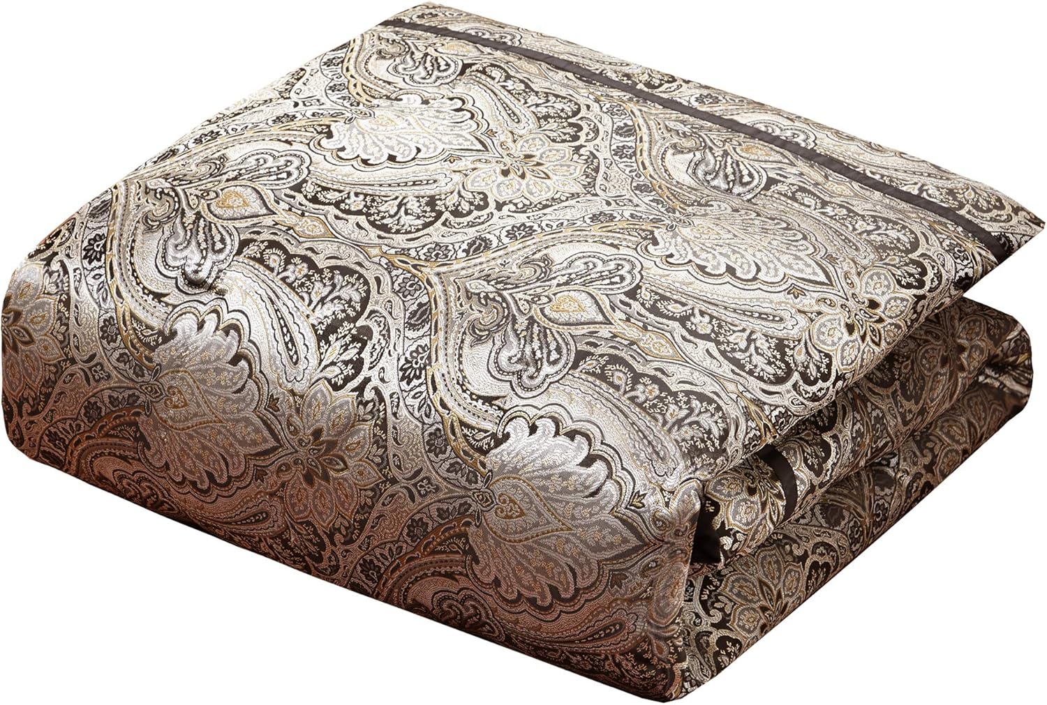 Luxe Set-Satin Elegant Room in a Bag Set - 24 Pcs. with Matching Curtains, Decorative Pillows