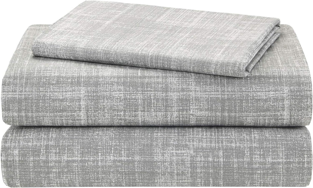 Reversible Striped Quilted Bed in A Bag Set - 8 Pcs. with Sheet Set, Decorative Pillow