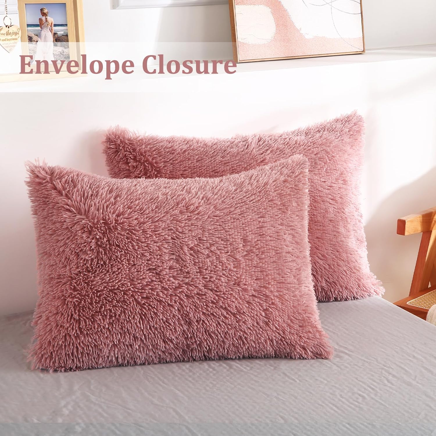 Fluffy Duvet Cover Set - 3 Pcs. Luxury Soft Faux Fur