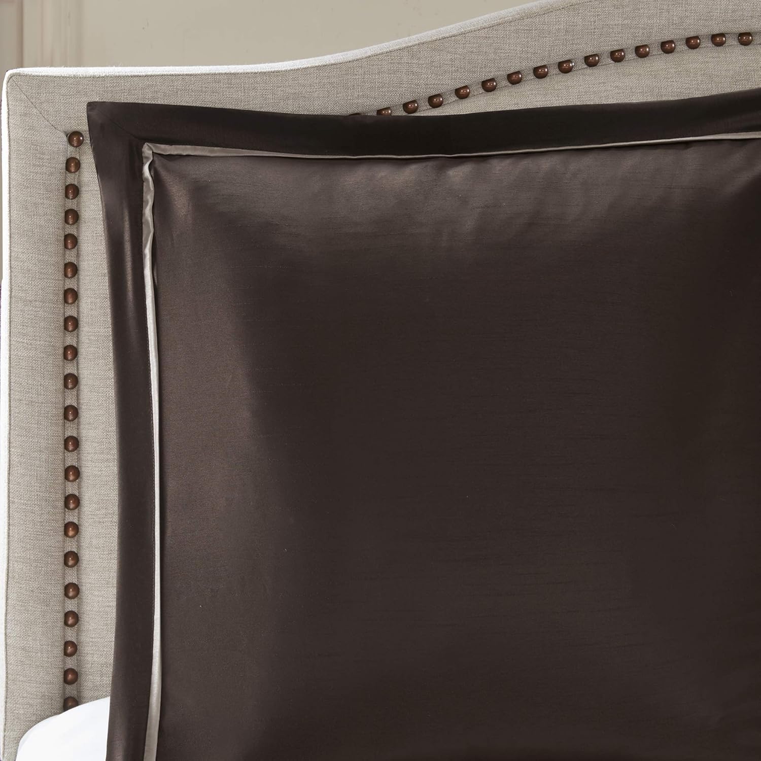 Conjunto de lujo: elegante conjunto de habitación en bolsa de satén, 24 piezas con cortinas y almohadas decorativas a juego 