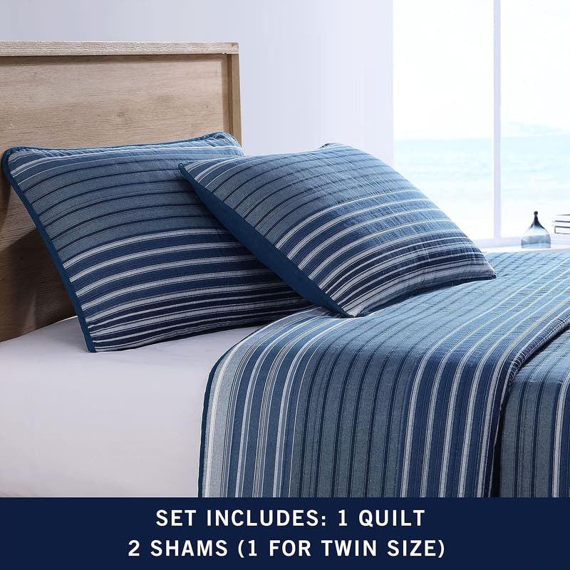 Juego de edredón reversible de mezcla de algodón para todas las estaciones: juego de cama de 3 piezas con fundas a juego