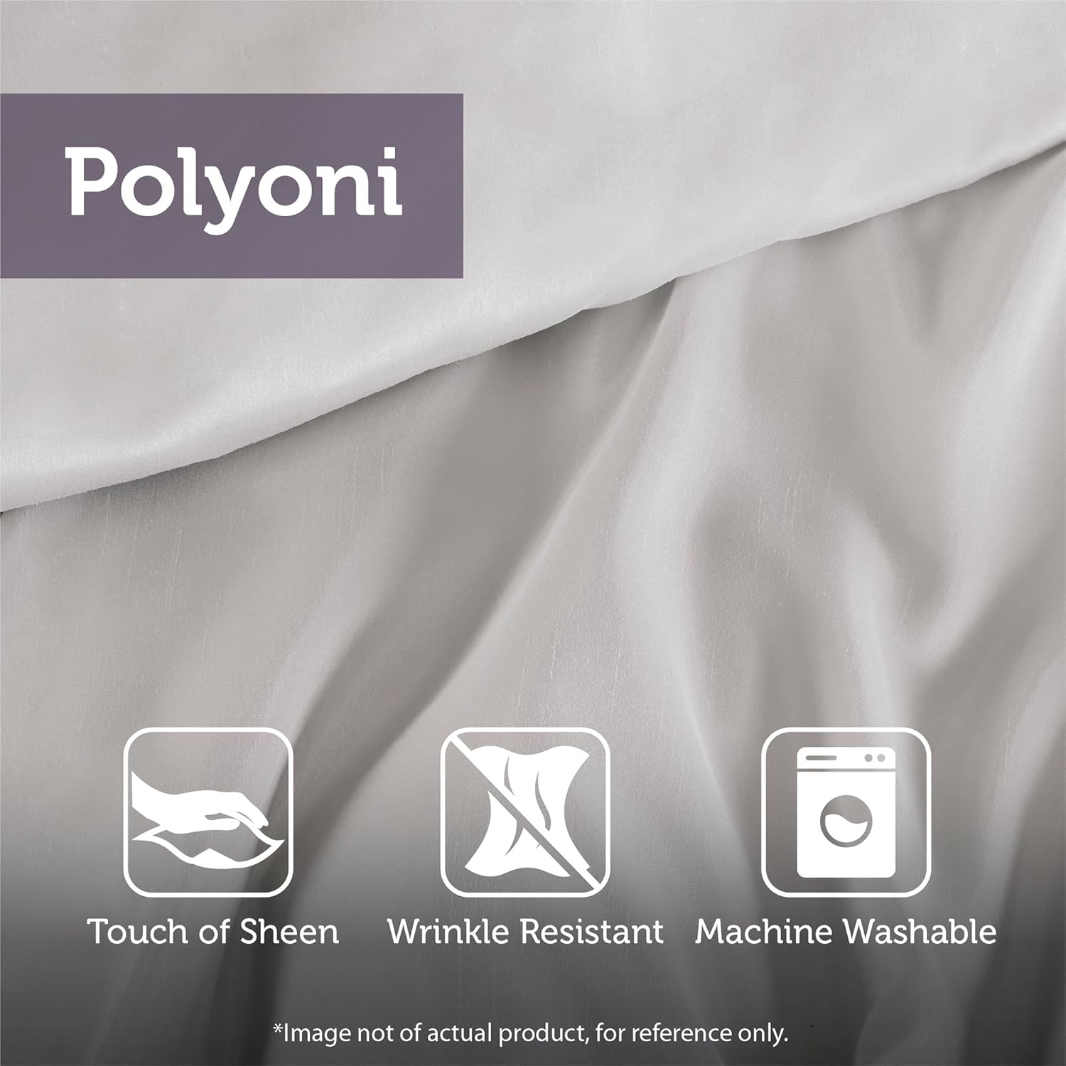 Luxe Set-Satin Elegant Room in a Bag Set - 24 Pcs. with Matching Curtains, Decorative Pillows