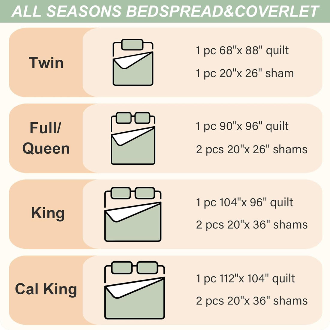 Reversible Ultrasonic All Season Quilt Set - 3 Pcs Lightweight Coverlet Set