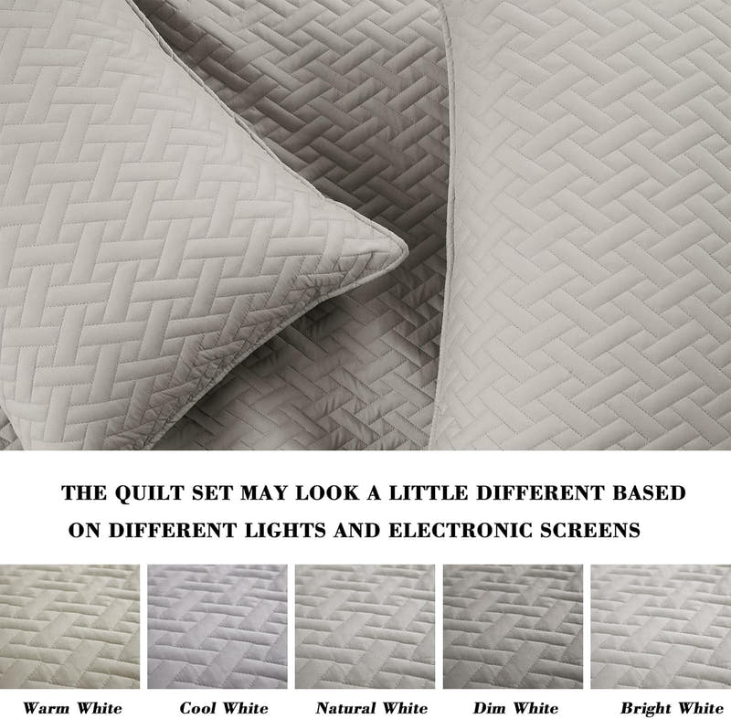 Juego de cama con edredón ligero para todas las estaciones, 3 piezas con fundas de almohada