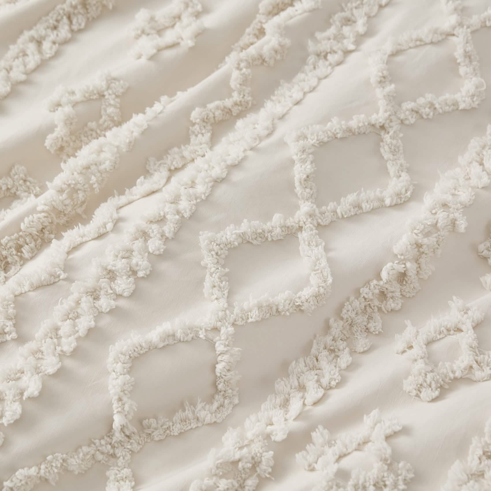 Boho Tufted Jacquard Comforter Set