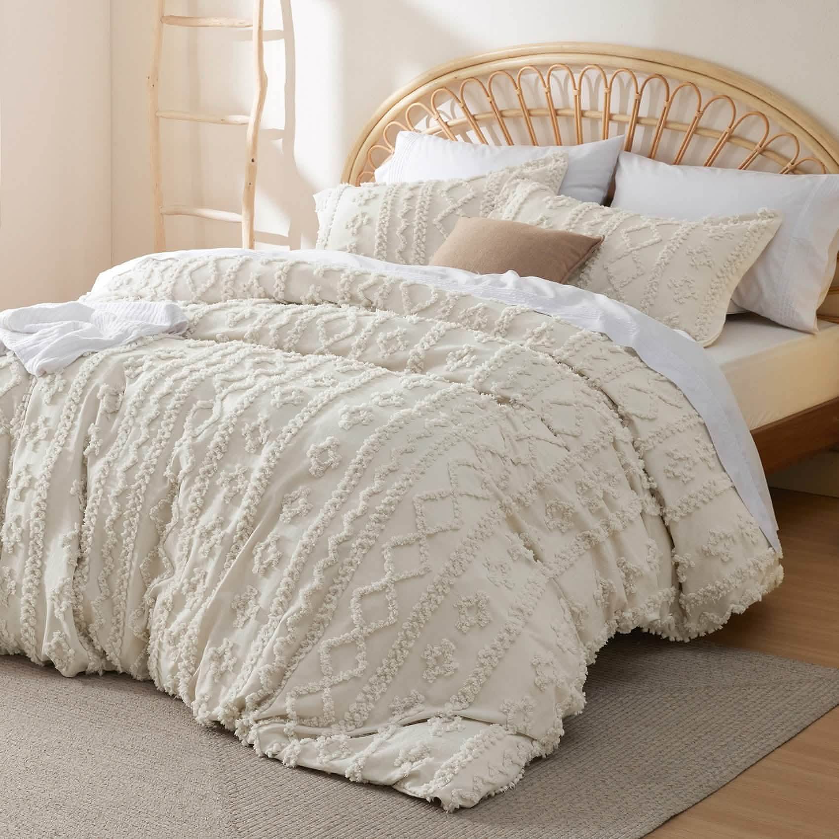 Boho Tufted Jacquard Comforter Set